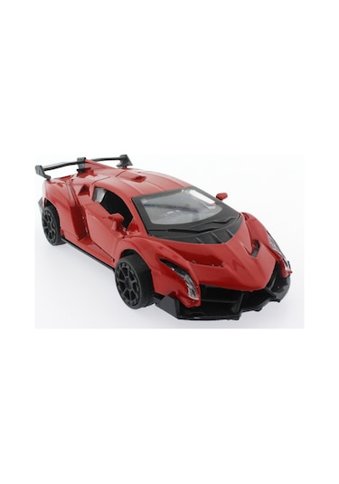 Çek Bırak Kırmızı Metal Spor Araba Sl6607b