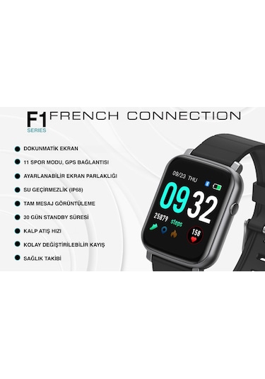 French Connection F1-b Kol Saati Çok Renkli