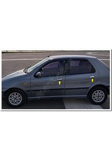 Markadan Fiat Palio Krom Kapı Kolu 1998-2011 4 Kapı Paslanmaz Çel