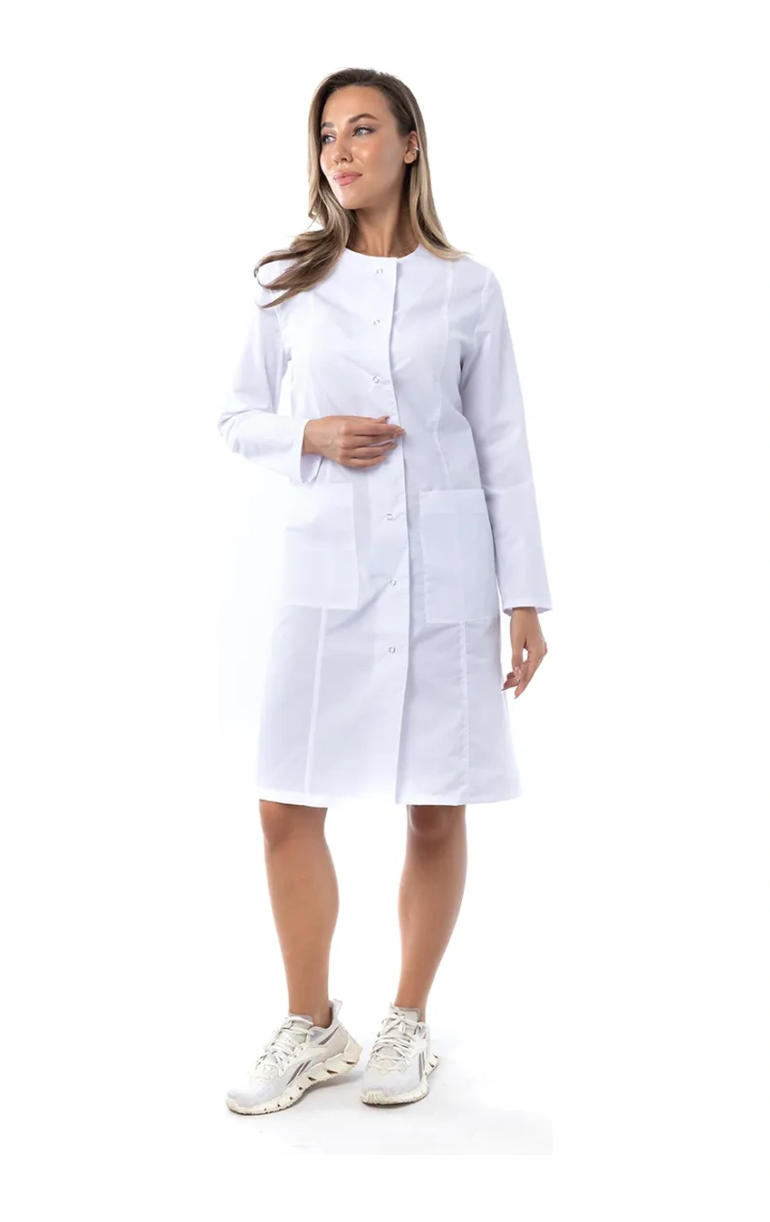 Sklass Uzun Kollu Medikal Önlük 291464492 Beyaz