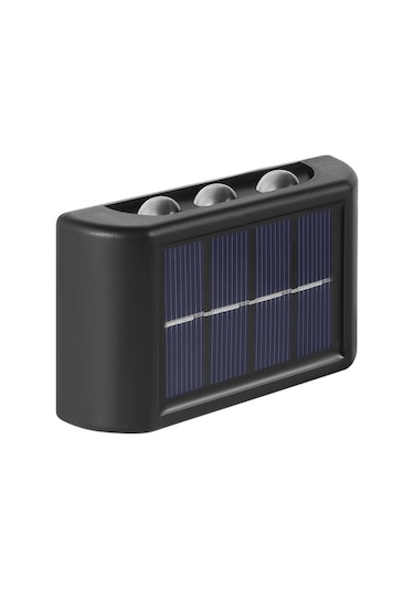 Trendooze Güneş Enerjili 6 Led Dış Mekan Aydınlatma: Sıcak Işık/duvar Yıkama