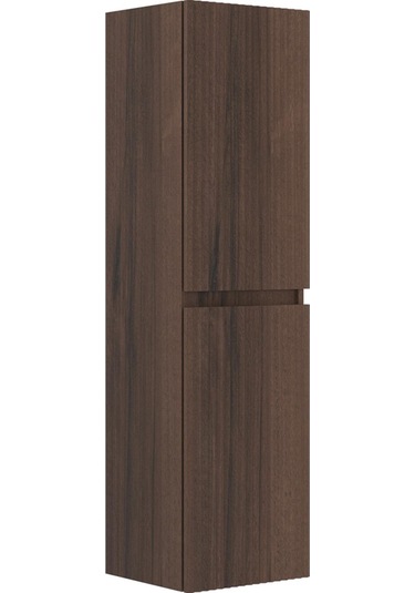 Orka Lentia 40 Cm Ceviz Banyo Çamaşır Boy Dolabı Ceviz