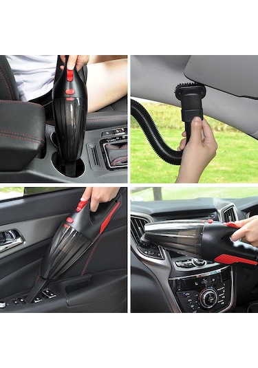 Cs1016 120w Akülü Kuru Islak Araba Işıklı El Süpürgesi Beyaz