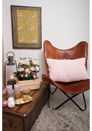 Peraluna Free Pıllow %100 Organik Pamuk Triko Yastık Kılıfı 60x40 Cm Toz Pembe - Toz Pembe