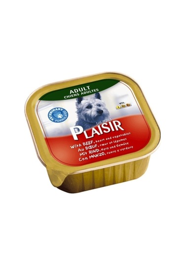 Plaisir Plaısır Biftek Ve Sebzeli Yetişkin Ezme Köpek Konservesi 150 Gr