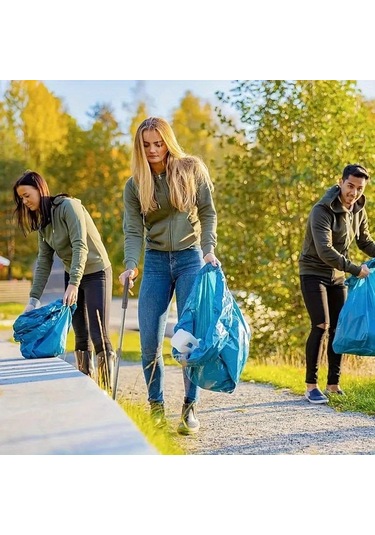 Xuweiwei Katlanabilir Alıcı Alet 3 Katlanabilir Model Mavi Hafif Alüminyum Uzatma Kolu Yaslilar Ve Hareket Engelliler Icin Ideal Kompakt Ev Aksesuari