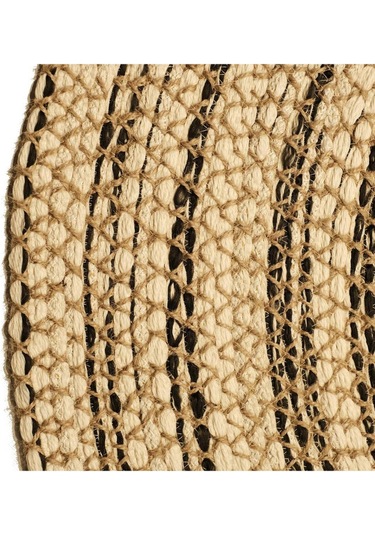 Dekomatt Cortado Dekoratif Paspas Siyah Bej