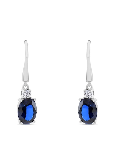 1.55 Karat Safir Pırlanta Küpe