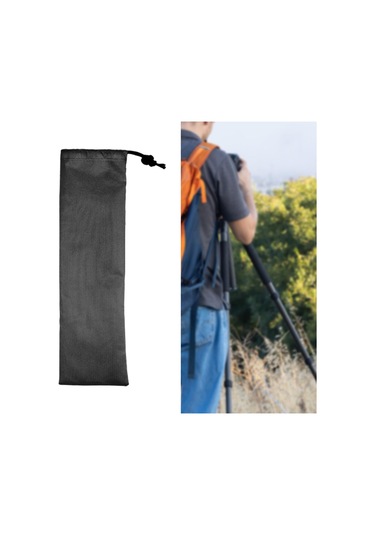 Homyl Bağcıklı Saklama Çantası Hafif Çadır 13cmx80cm Siyah