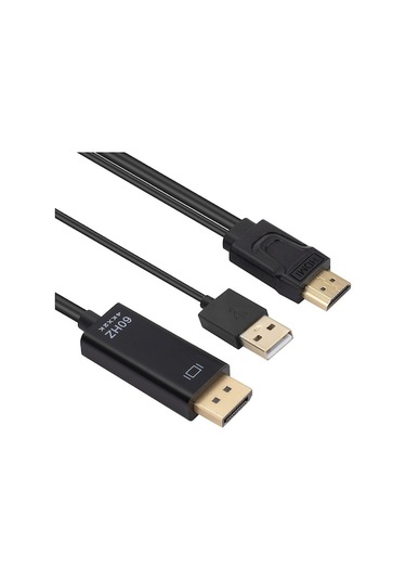 Novahub Hdmı - Usbpratik Güç Kaynağı İle Adaptör Kablosu, 1.8m Siyah