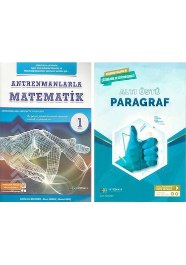 Antrenmanlarla Matematik 1 Ve Paragraf Soru Bankası Seti 2 Kitap
