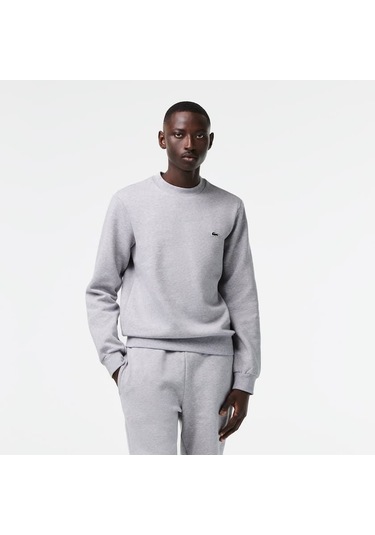 Lacoste Erkek Sweatshırt Sh9608-00-cca Gri