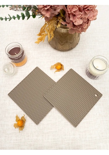 Arrıchi Sıcak Yemekler İçin Mutfak Silikon Standı 215928631 Gri