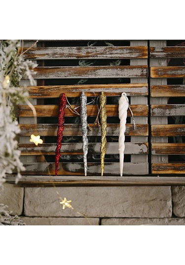 Noel Ağacı Süsleri, Buz Sarkıtları, Düğün, Şükran Günü Ve Parti İçin Noel Süsleri