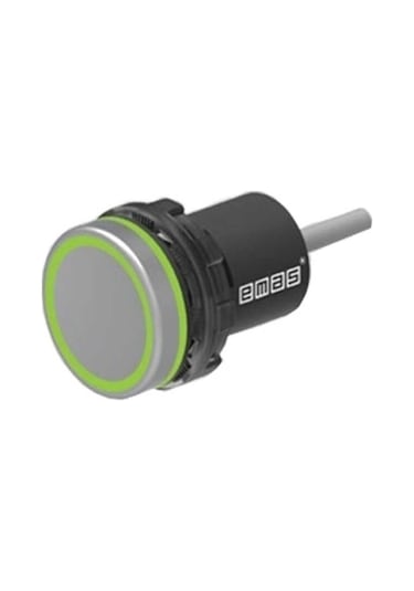 Emas SCB22MP1PSX Plastik Anlık PNP-NO Dokunmatik M12 Konnektör 22mm Kapasitif Buton