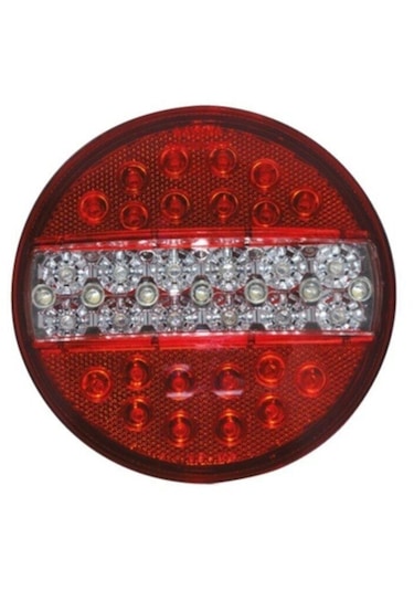 Ahmet Otomotiv Hamburger Tip Ledli Stop Lamba 12 Volt Römork Karavan 4 Modlu 2 Adet