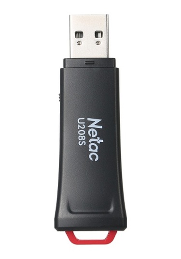 Netac U208s Usb2.0 U Disk 16gb Yazma Korumalı Usb Flash Sürücü Yazma Koruması Anahtarı Koruyucu Kapak Askı Deliği Siyah