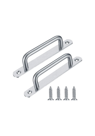 Yunboo Stainless Steel Kayar Kapı Kolu, Dolap/wardrobe Çekmeceler İçin 160mm, Anti-korozif, Modern Stil, 2 Adet + Vida Seti Gümüş