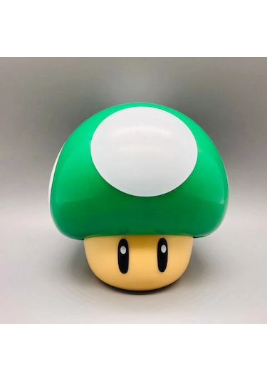 Super Mario Mantarı Gece Lambası, Usb Şarjlı, Sesli, Kırmızı