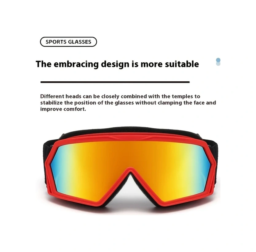 Willowhaven Yeşil Çerçeve Mavi Mor Lens Anti Fog Kayak Gözlüğü Ayarlanabilir Kayak Koruması