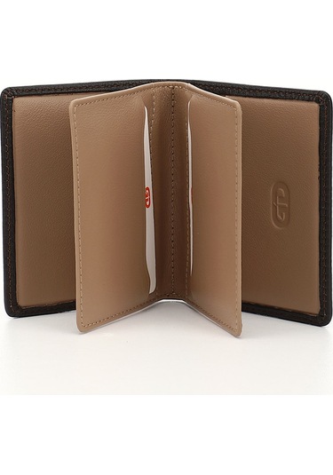 Gönderir Kahveye Vizon Gön Hakiki Deri Unisex Kartlık 06499 Kahverengi