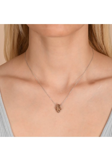 Gümüş Rengi Kaplama Fatma Ana Eli Gümüş Kolye (498531206)