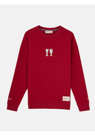 Gsstore X Reflect Studio Uefa Kupa Sweatshirt E251263 Kırmızı