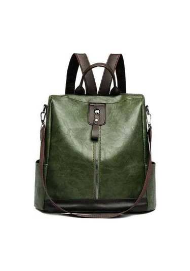 Novahub Yeşil Kadın Sırt Çantası, Omuz Ve El Çantası, Moda Seyahat Çantası, Kadınlar İçin Pratik Tasarım Yeşil