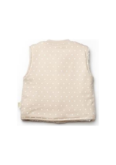 Bebek Yelek %100 Organic Pamuk Yenidoğan Serisi-csy8116 Ekru