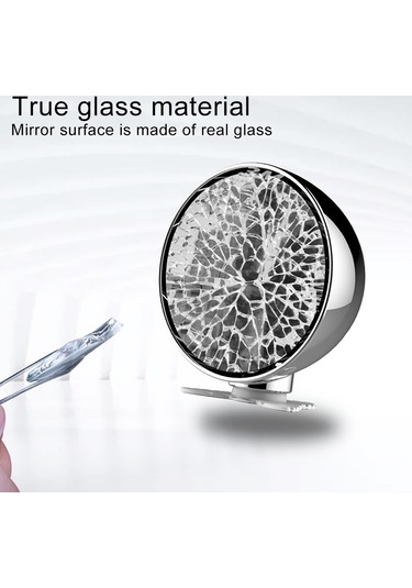 Sones 3R-045 Ayarlanabilir Kör Nokta Aynası Geniş Açılı Yardımcı Yan Ayna Çap: 70 MM Gümüş