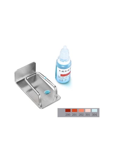 Cbtx 304 Paslanmaz Çelik Havza Askı Yapışkanlı Banyo Depolama Rafı Duvar Kancası