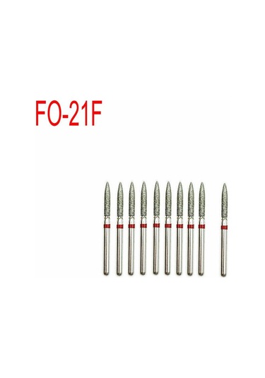 10 Adet/takım Diş Elmas Burs Matkaplar Yüksek Hızlı El Aleti Parlatma Beyazlatma Ürün Diş Burs Matkap Fo-21f