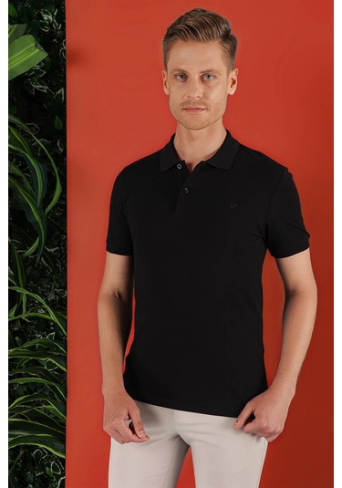 Ts 845 Siyah Spor T-shirt Siyah