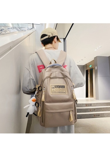 Şık Ve Sonuç Öğrenci Okul Çantası-haki