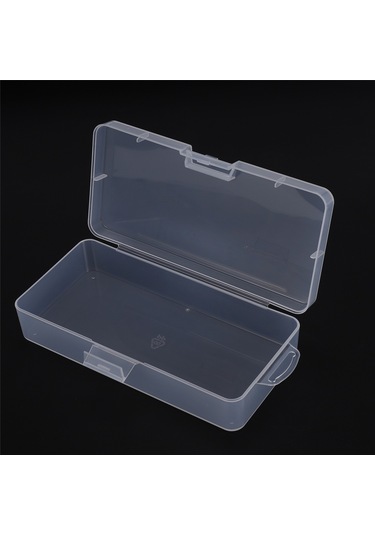 Leasetake Şeffaf Plastik Mücevher Dikdörtgen Kutu Tutucu Konteyner 18cm X 8.5cm X 4.5cm Temizlemek