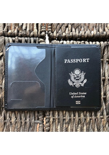 Trendooze Siyah Pasaport Milletler Kapağı Diplomatik Birleşmiş Qz Siyah