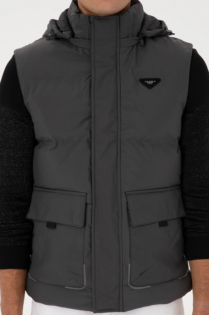 U.s. Polo Assn. Erkek Gri Yelek Dokuma 50310317-vr024 Gri