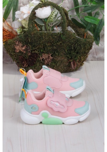 Vicco 346.b24k.335 Gum Pudra Işıklı Kız Çocuk Ayakkabı Pudra