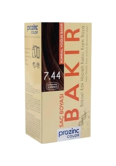 Prozinc Color Amonyaksız Bitkisel Kalıcı Saç Boyası 7.44