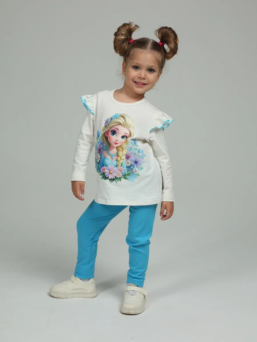 Z&s Kids Elsa Takımı Taytlar İçinde 37042009 Pembe