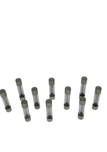 10 Adet 15 Amper 30mm Büyük Boy Cam Sigorta 15a