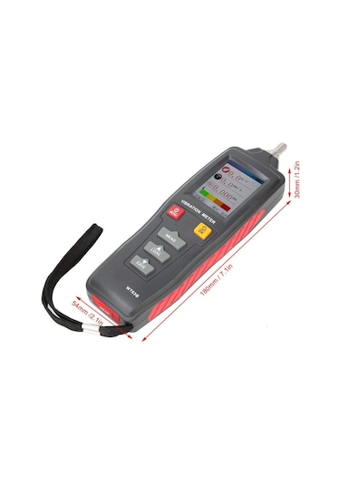 Wintact WT63B Vibrasyon Titreşim Ölçer Renkli Ekran