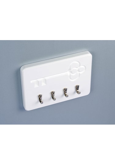 Woodcraft Mini Anahtar Askısı, Askılık, Anahtarlık (515857809) Beyaz