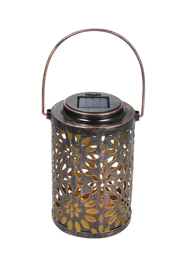 Ximistore9 Güneş Enerjili Demir İşlemeli Bahçe Aydınlatma Lambası, Dekoratif Ve Pratik Çözüm