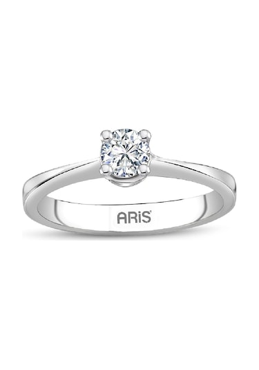 0.30 Karat G Renk Pırlanta Tektaş Yüzük Santana