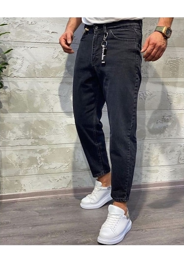 Oliggopol Erkek Boyfriend Jeans Likralı Kot Pantolon