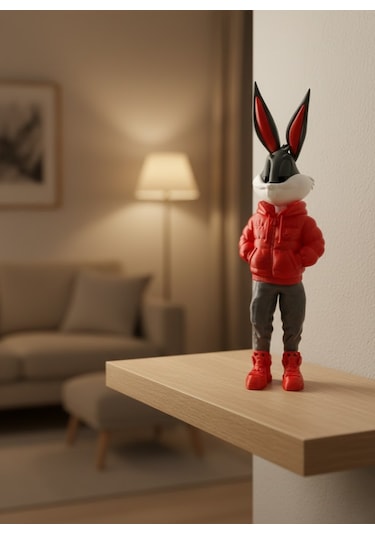 Bugs Bunny Dekoratif Figür