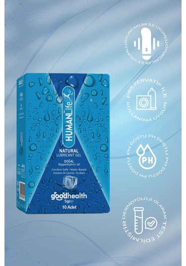 Humanlife Natural Kayganlaştırıcı Jel Lubricant 10 x 5 G