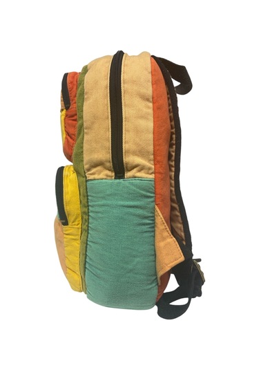 Kaliteli Tek Bölmeli Vintage Disayn Günlük Sırt Gezi Okul Seyahat Çantası Jannie Bag 27 Cm X 40 Cm Haki