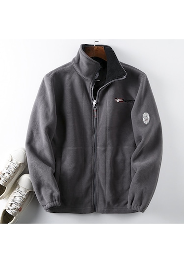 Snapbuy Erkek Polar Ceket Gri